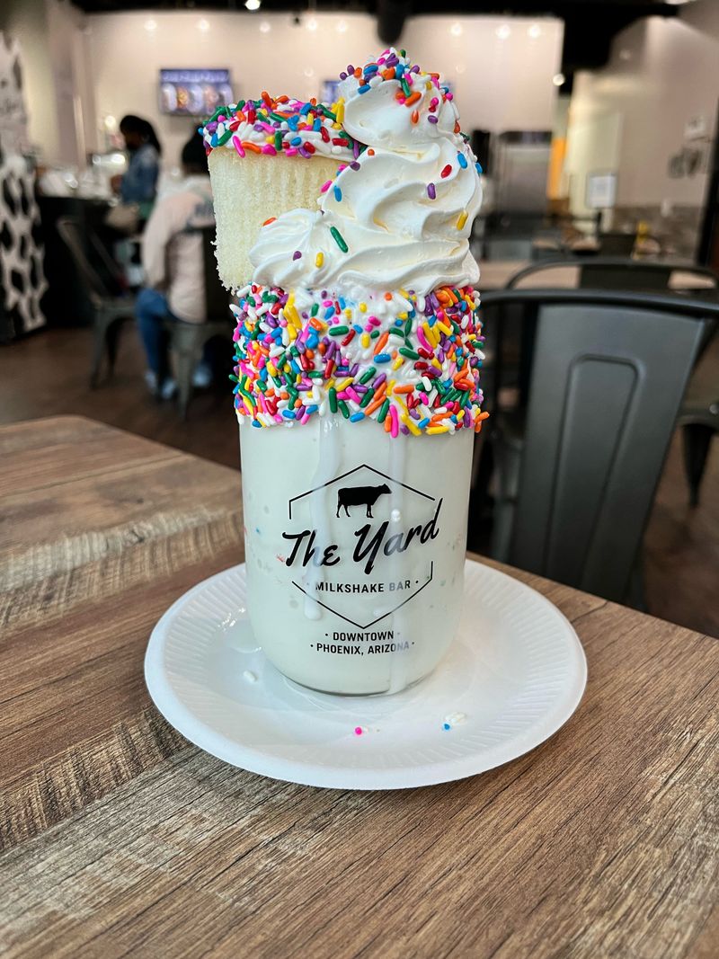 14 Arizona Dessert Counters Where The Churros And Shakes Sell Out Before The Crowd Clears 3 The Yard Milkshake Bar - Phoenix, Arizona