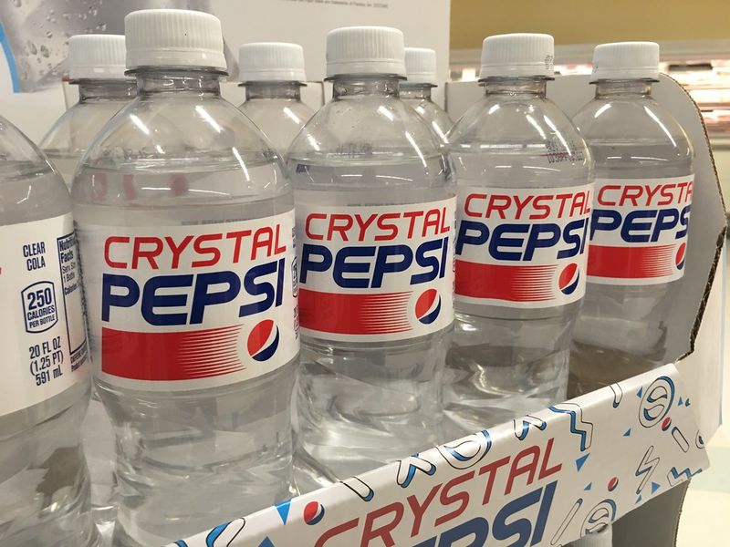 21 Foods People Thought Were Gone - Then Suddenly Saw Again 3 Crystal Pepsi