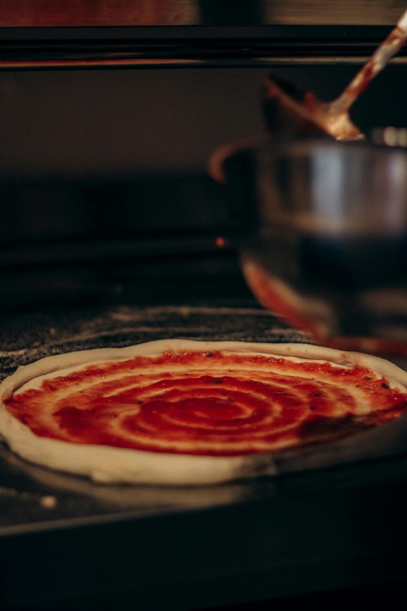 Homemade pizza dough