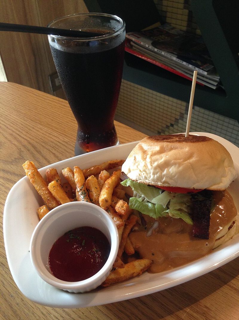 Peanut butter burger