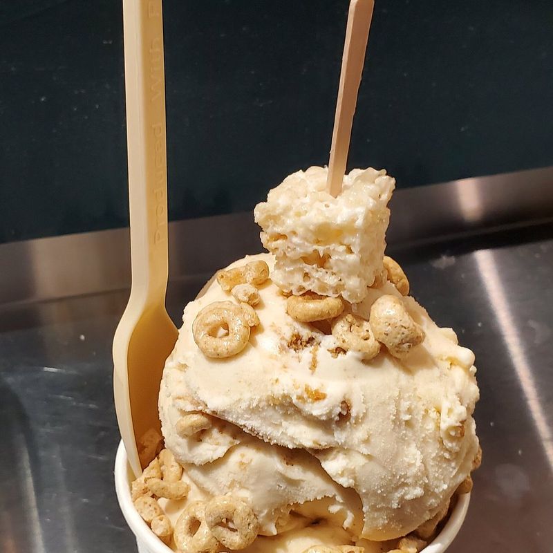 Cereal and ice cream