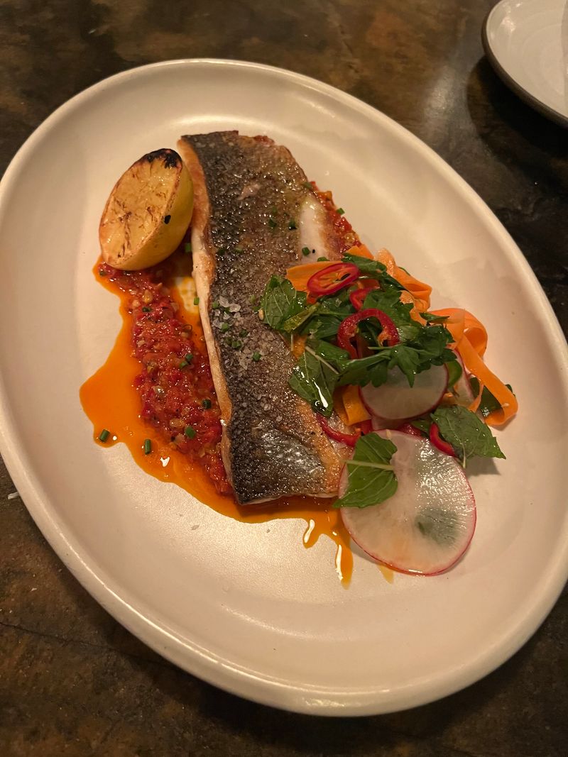 Whole Branzino, Crisp And Aromatic