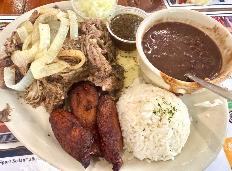 This Legendary Florida Cuban Restaurant Is Known for Its Lechon Asado 3 Black Bean Soup and Rice