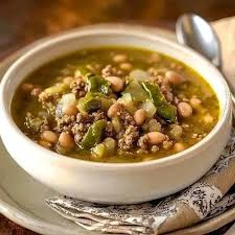 I Traveled Across New Mexico To Try 12 Green Chile Stew Bowls And 5 Were Worth The Heat 4 El Patio De Albuquerque - Albuquerque, New Mexico