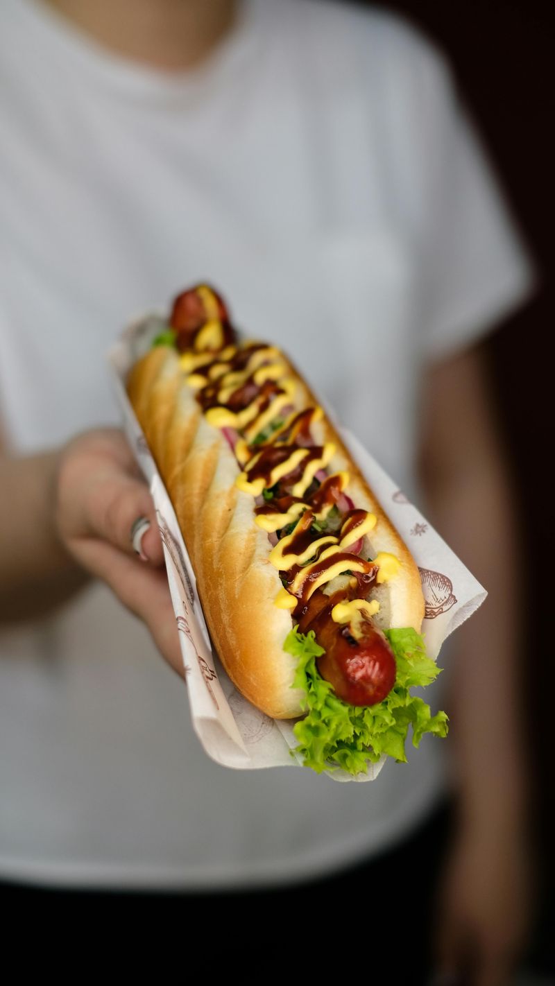 Elevated hot dog