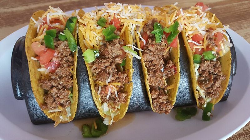 Ground beef tacos