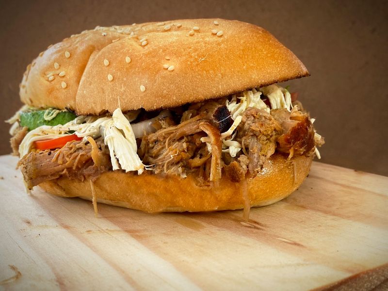 Pulled pork sandwich