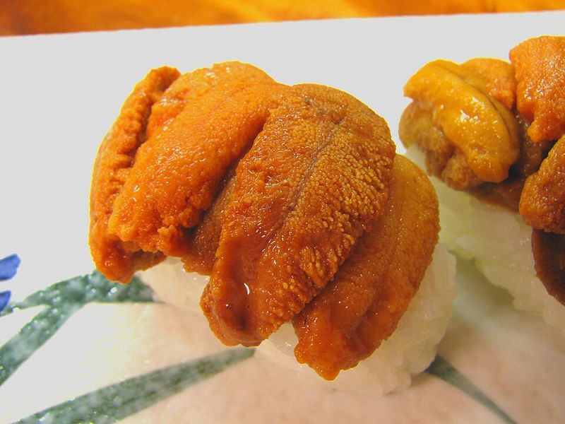 19 “Dare Foods” That Still Get Ordered Just to Prove Something 8 Uni sushi