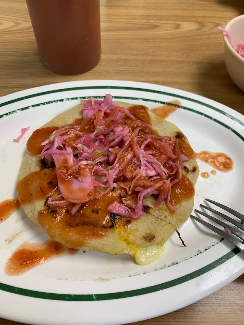 This Florida Bakeshop Serves Tamales So Good, You'll Be Thinking About Them All Week 9 Queso Con Chicharron Pupusa — For the Bold Eater