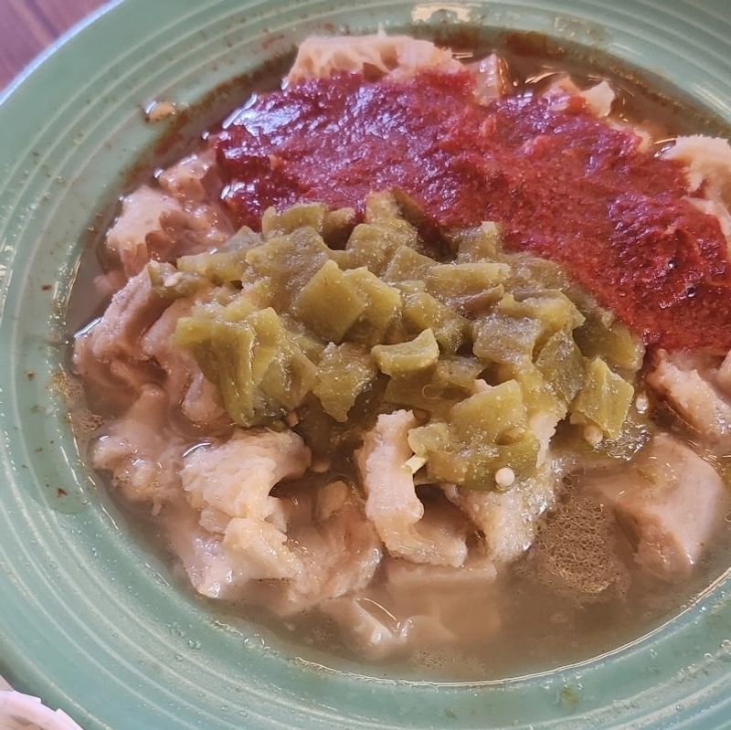 I Traveled Across New Mexico To Try 12 Green Chile Stew Bowls And 5 Were Worth The Heat 7 Tomasita's Santa Fe New Mexican Restaurant - Santa Fe, New Mexico