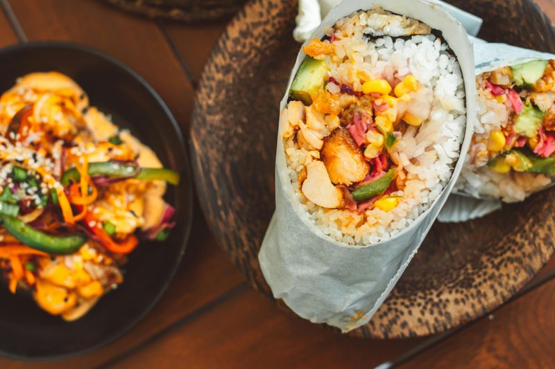 Sushi burritos