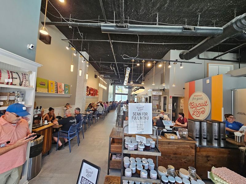 10 Tennessee Breakfast Cafes Where the Biscuit Basket Keeps Tables Full 2 Biscuit Love Gulch - Nashville, Tennessee