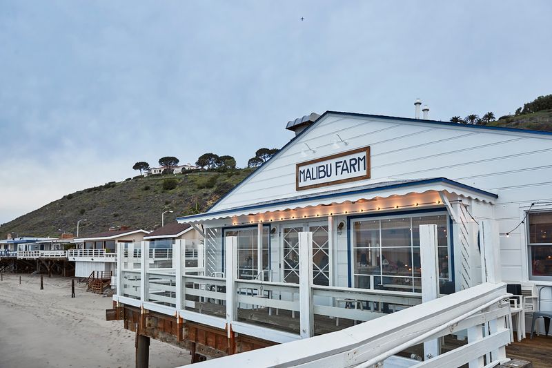 13 California Beach Town Restaurants That Make People Plan the Whole Day Around Dinner 2 Malibu Farm Restaurant at the Pier - Malibu, California