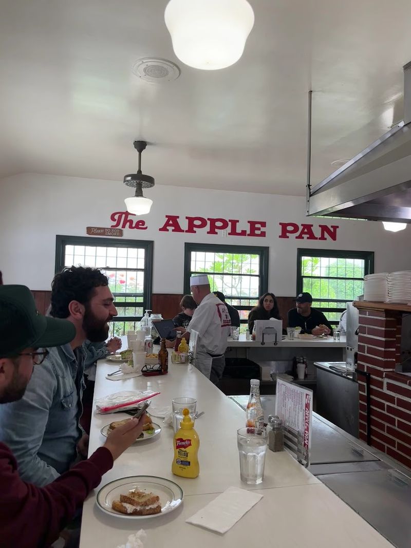 13 California Comfort Food Restaurants That Locals Lean On Again And Again 2 The Apple Pan - Los Angeles, California