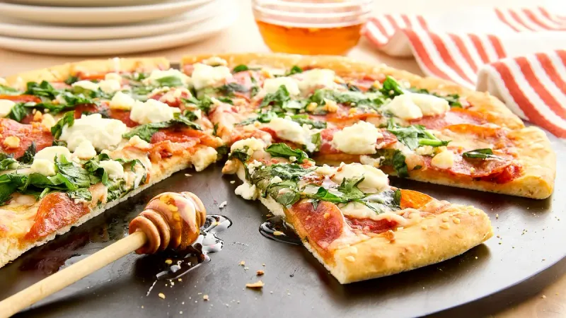 Hot honey pizza