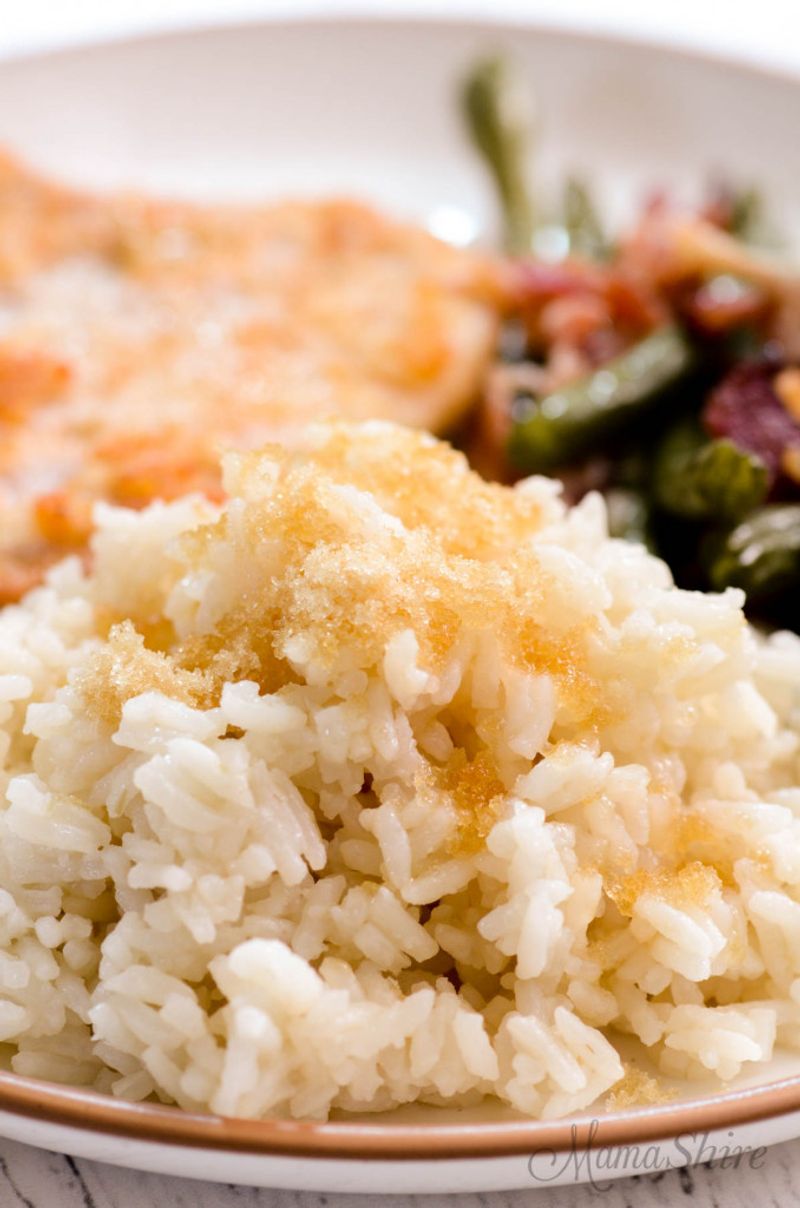 Rice with sugar