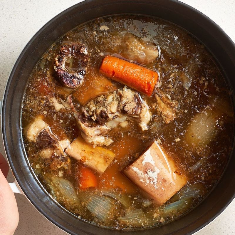 Homemade bone broth