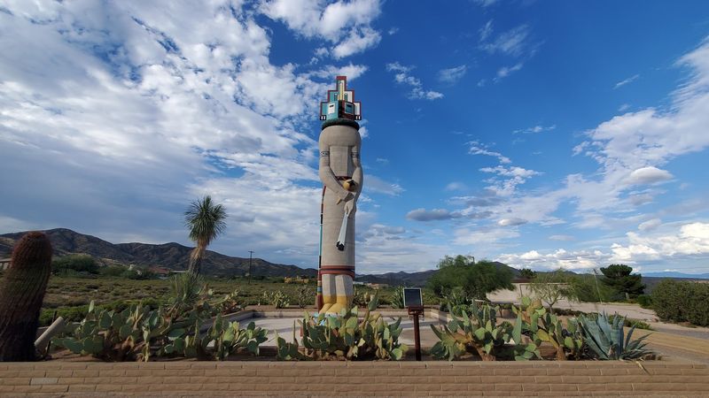 This Arizona Landmark Is Home to the World's Largest Kachina Doll Statue 9 Respectful Visiting in a Residential Neighborhood