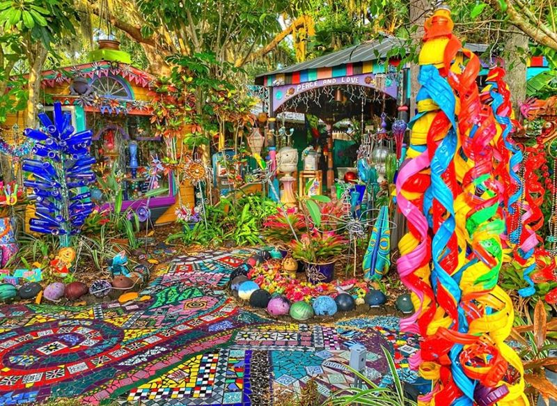This Unique Florida Landmark Is as Strange as It Is Whimsical 3 Upcycled Art Made From Everyday Trash