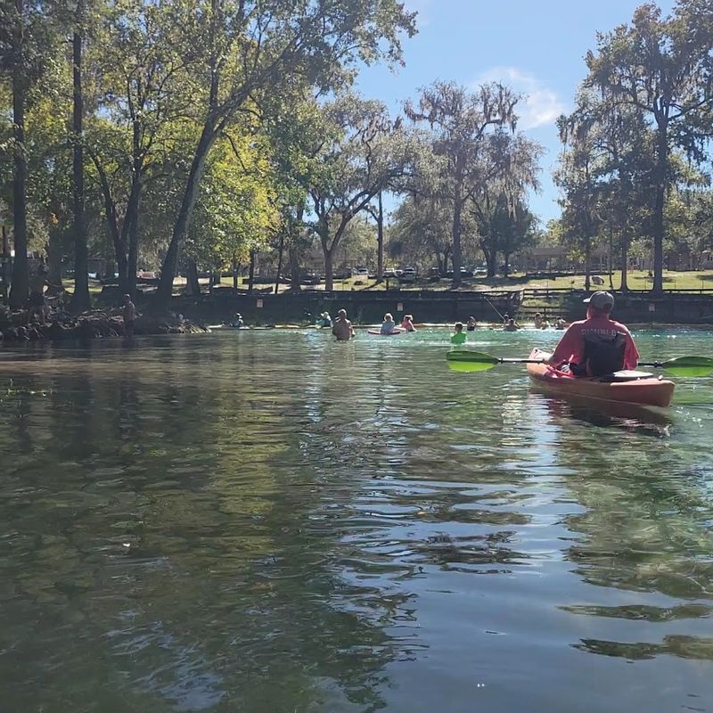 This hidden Florida spring is so clear and beautiful people cannot believe it is still this peaceful 4 Kayaking the Spring Run Toward the Santa Fe River