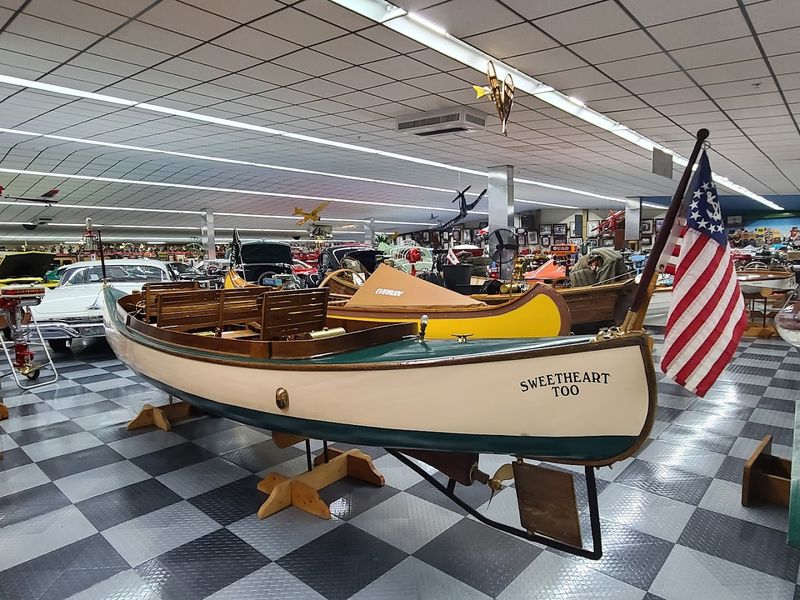 This Hidden Florida Car Museum Features More Than 160 Vintage Vehicles 6 Rare Outboard Boat Motor Collection on the Second Floor