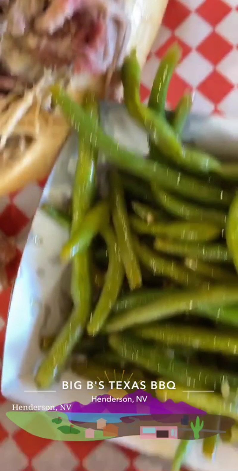 Green Beans Getting a Perfect Score