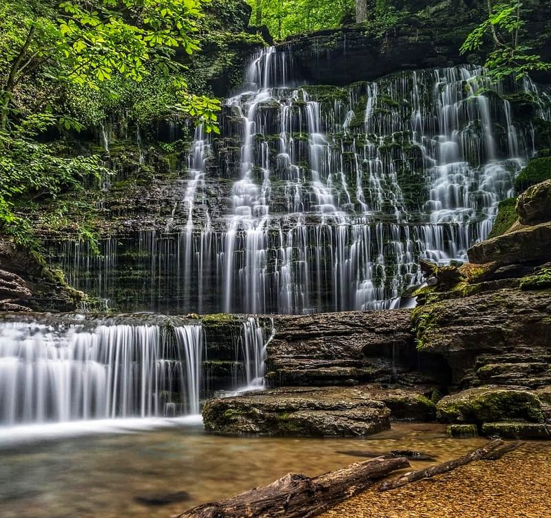9 Tennessee waterfall and swimming spots that make summer easier to handle 9 Machine Falls - Tullahoma, Tennessee