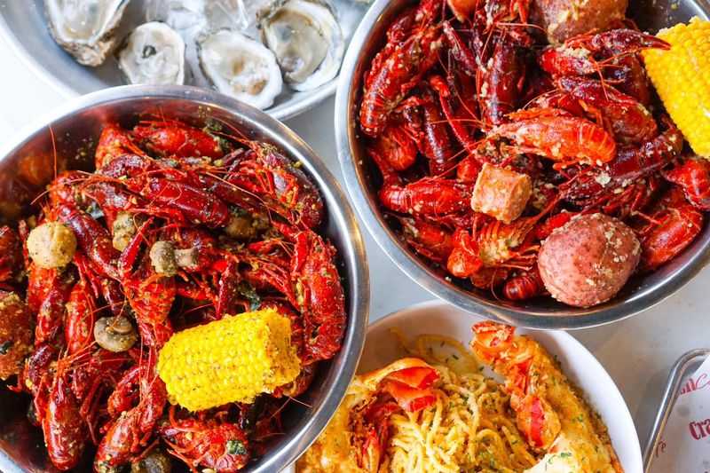 11 Texas Seafood Boil Spots That Always Feel Like A Party 4 Crawfish Cafe - Houston, Texas