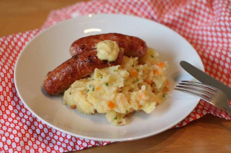 Sausage and potatoes