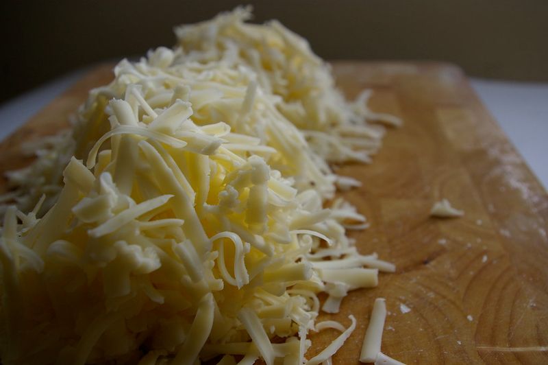 Pre-shredded cheese