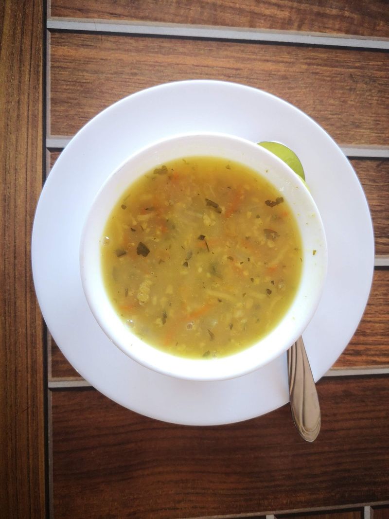 Barley and vegetable soup