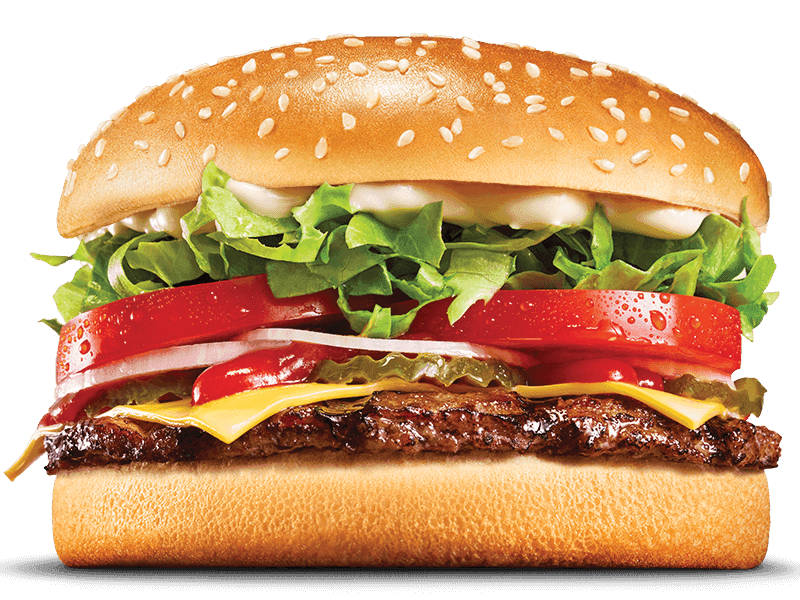 The Greatest Fast Food Burgers of All Time, Ranked 15 Whopper with Cheese, Burger King (Hungry Jack's)