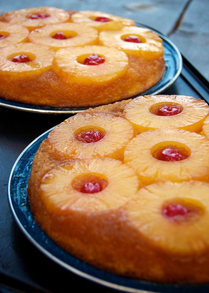 Pineapple upside down cake