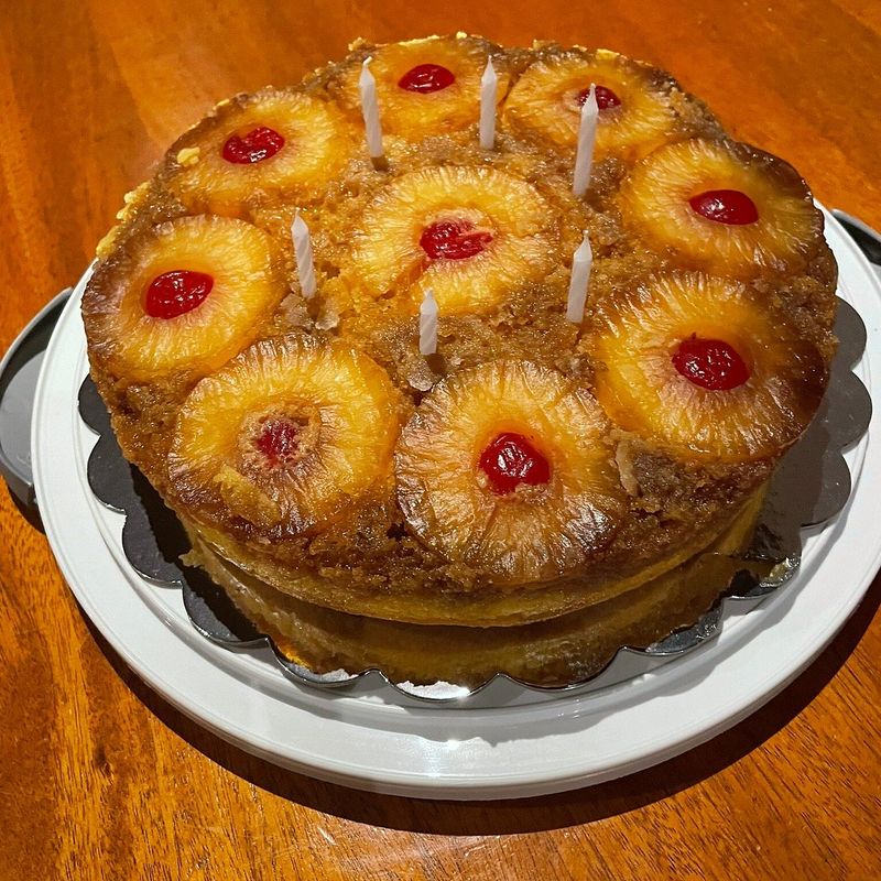 Pineapple upside down cake