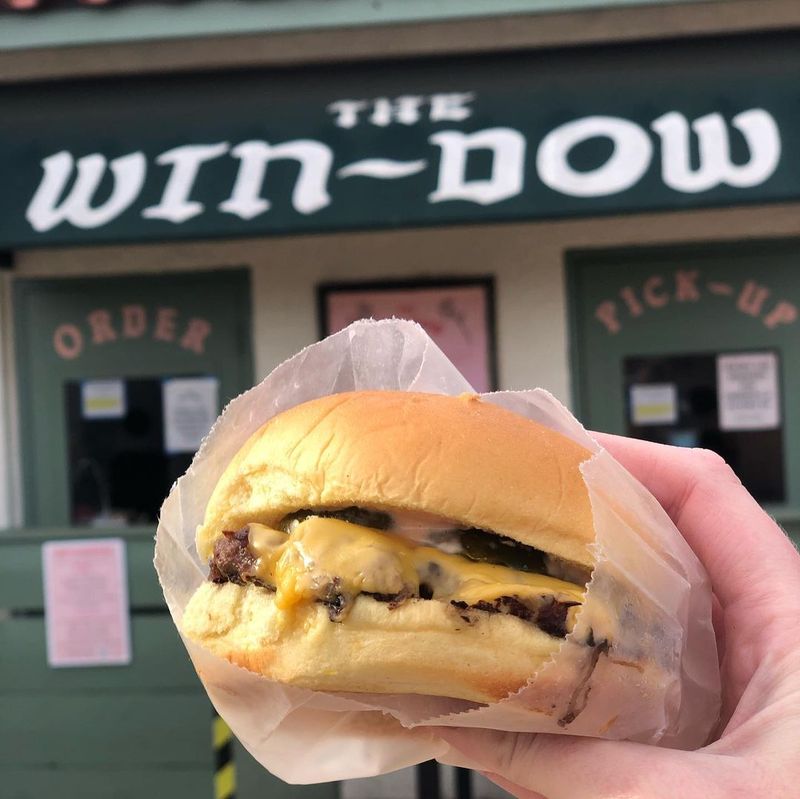 12 California Burger Spots That Prove Simple Food Still Wins the Loudest Praise 13 The Win~Dow at American Beauty - Venice, California