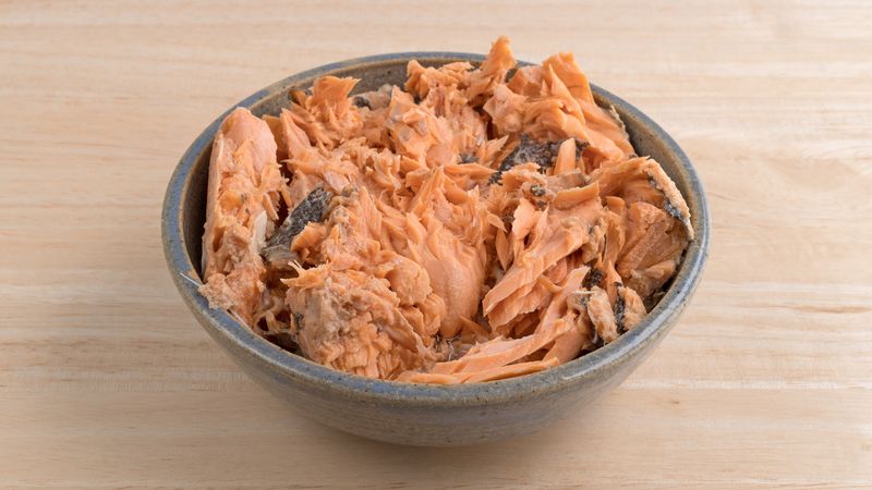 19 Forgotten Grocery Staples That Used to Live in Every Pantry 17 Canned salmon
