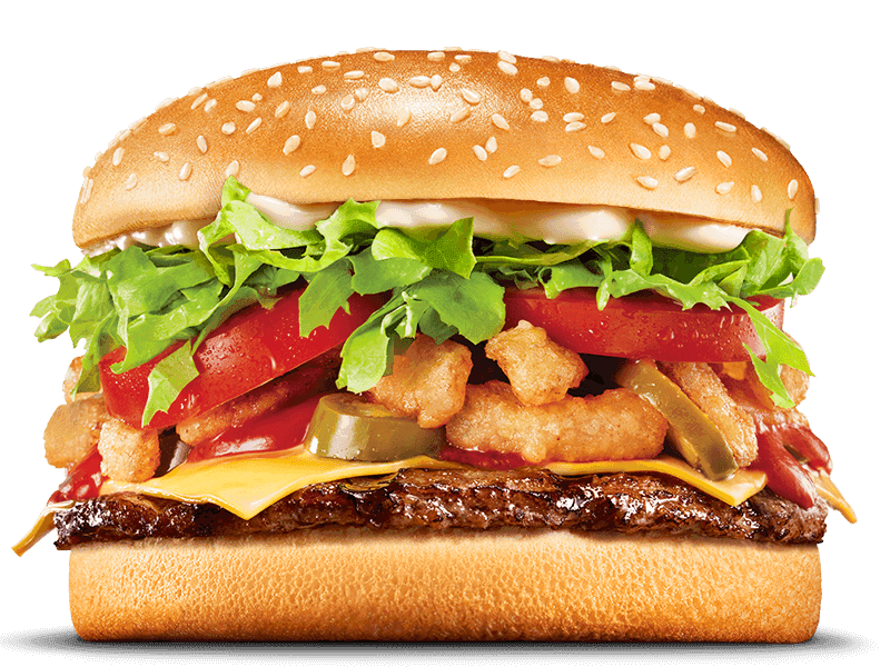 The Greatest Fast Food Burgers of All Time, Ranked 21 Angry Whopper, Burger King (Hungry Jack's)