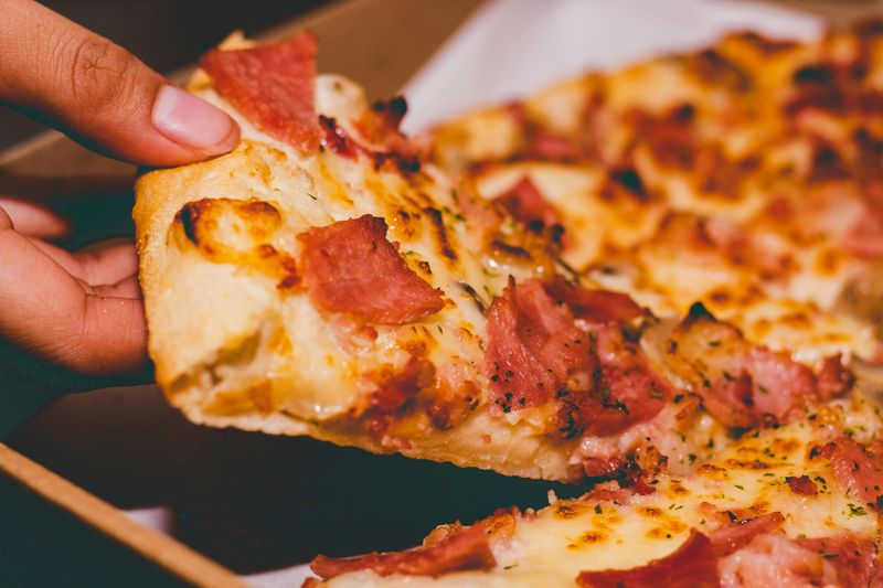 Cold pizza