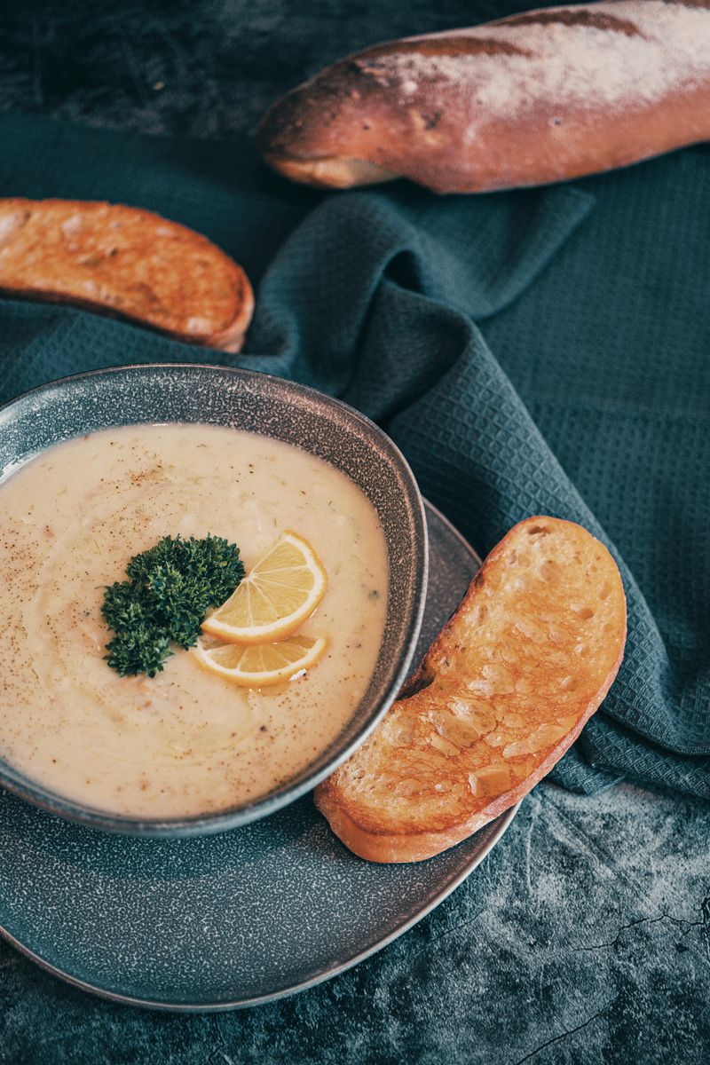 Soup with bread