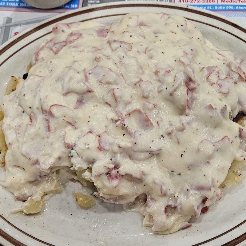 Creamed chipped beef