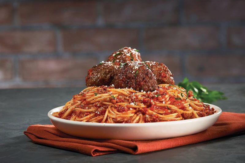 Spaghetti and meatballs