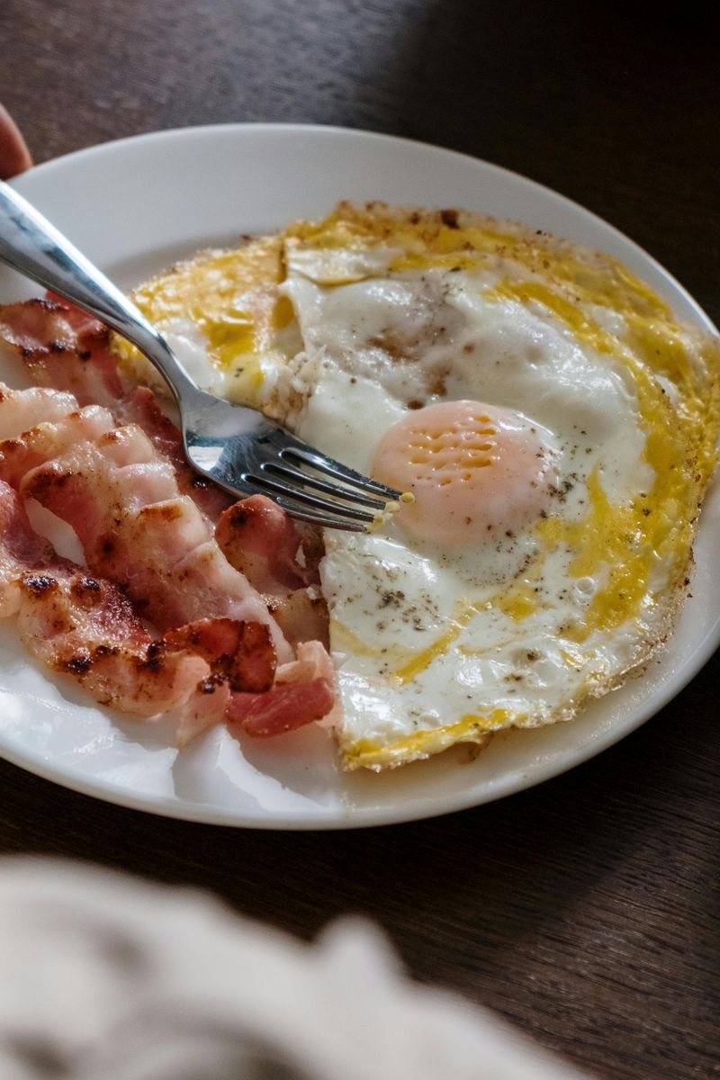 Bacon and eggs