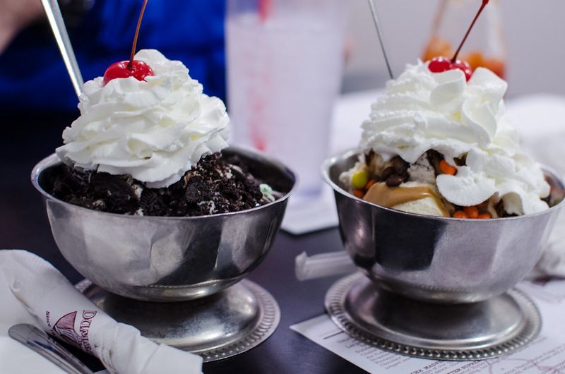 Ice cream sundaes