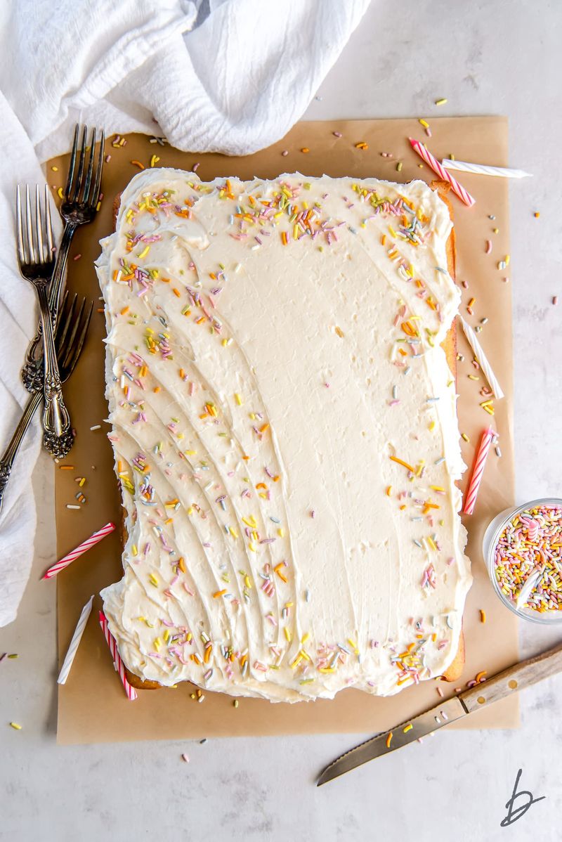 Sheet cake