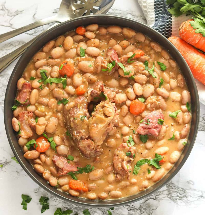 Ham hocks and beans