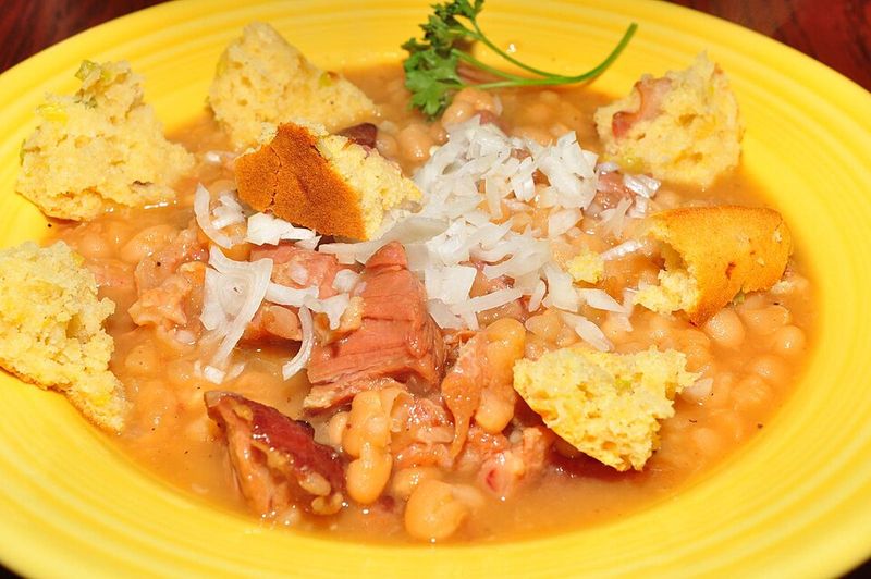 Ham and beans
