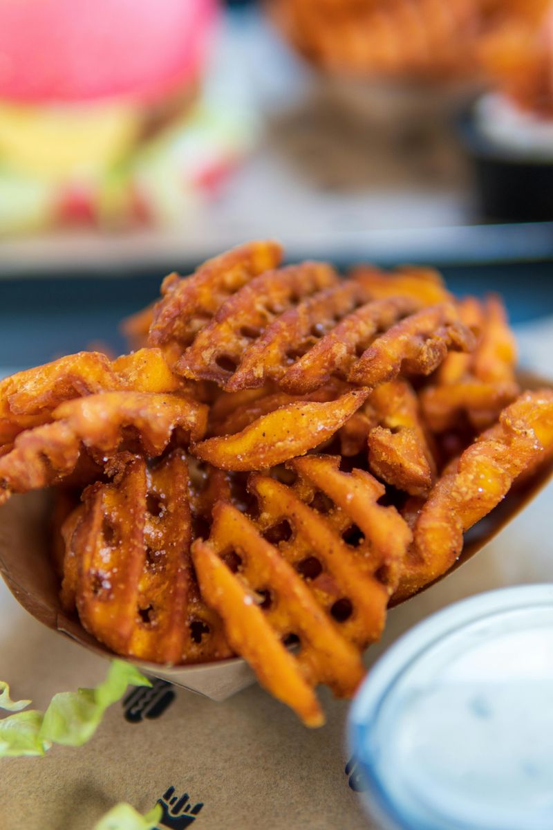 Waffle fries