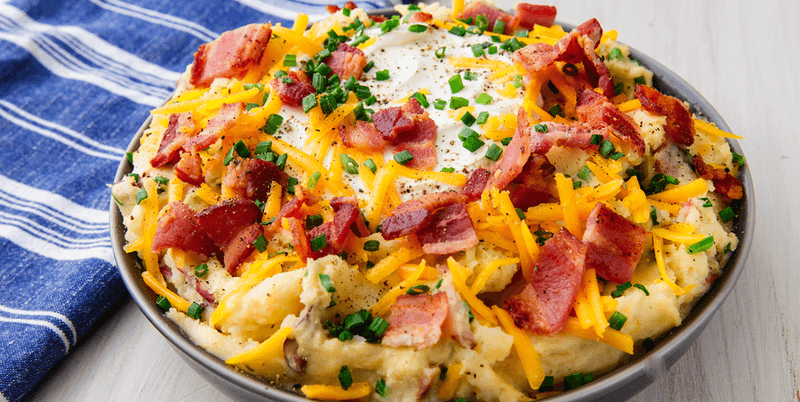 Loaded mashed potatoes