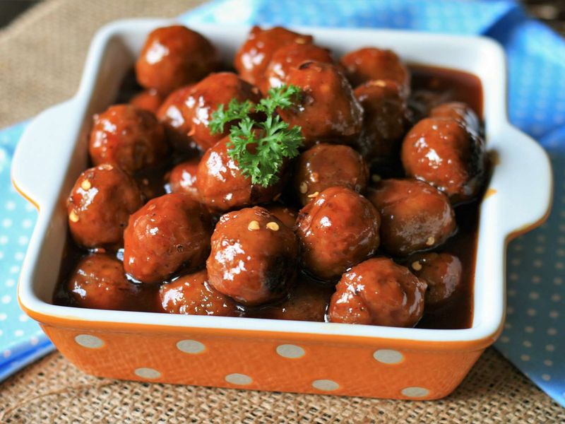 20 80s Party Foods That Look Wrong Now - But Were a Big Deal 9 Cocktail meatballs