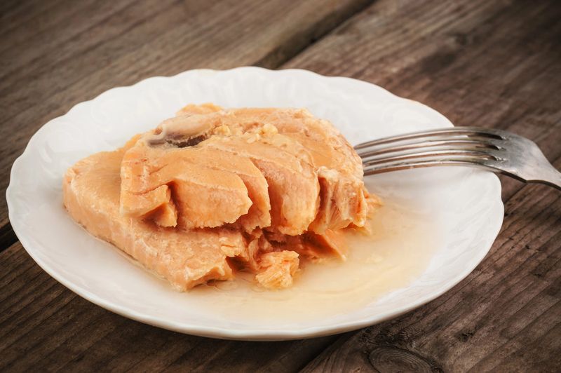 Canned salmon